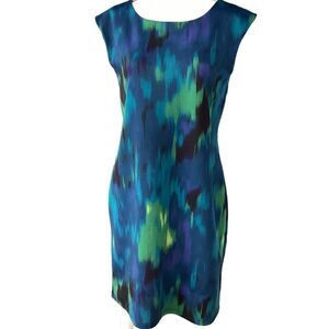 Tribal sleeveless shift dress large. 0702